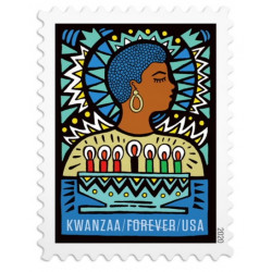 Kwanzaa 2020 Forever Stamps Book of 20 USPS First Class Postage Stamps Booklet