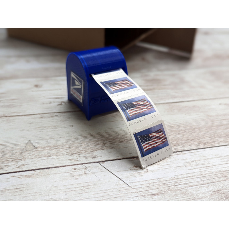  Meborll Stamp Roll Dispenser, Stamp Holder For Stamps  Postage Forever Roll Of 100, Stamp Dispenser For Desk, Office And Home