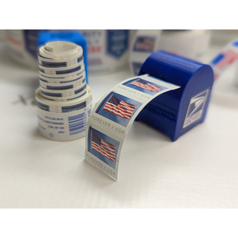 100 Forever Stamps 2018 U.S. Flag USPS First-Class Postage Stamps Coil of  100 PCS/Roll – ArtiFurn