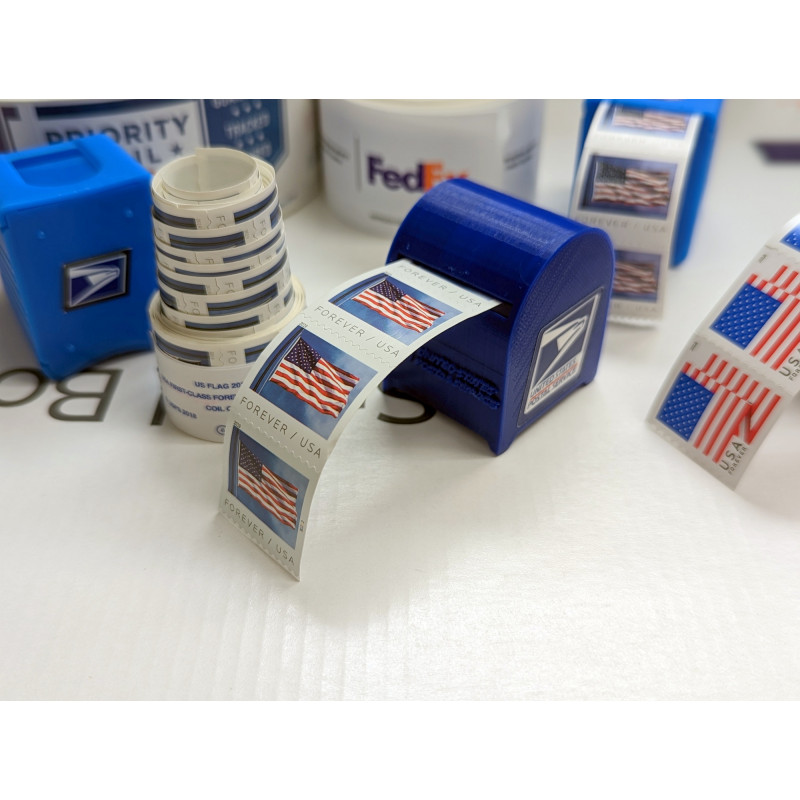 Stamp Roll Dispenser for 100 Stamps Roll Holds (stamps NOT included), for  Office Home 