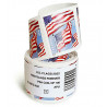 Wooden Stamp Roll Dispenser with 2022 Forever Stamps 100 US Flag USPS Stamps Coil Roll