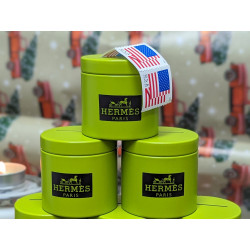 Hermès Iron Metal Can Stamp Roll Dispenser with 2022 Forever Stamps 100 US Flag USPS Stamps Coil Roll