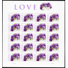 LOVE: Pansies in a Basket Collectible Stamp Sheet of Twenty 44 Cent Stamps Scott 4450