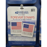 2024 Costco Branded Forever Stamps 100 US Flag USPS First Class Postage Stamps Coil Roll with Free Dispenser