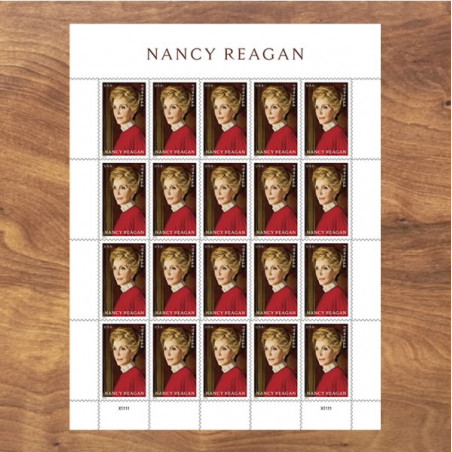 Nancy Reagan Forever Stamps Book of 20 USPS First Class Postage Stamps Booklet