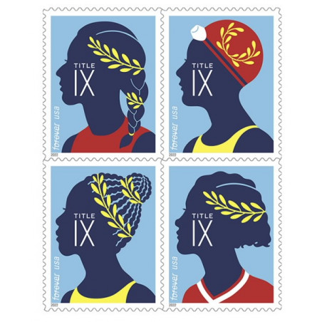 Title IX 2022 Forever Stamps Book of 20 USPS First Class Postage Stamps Booklet