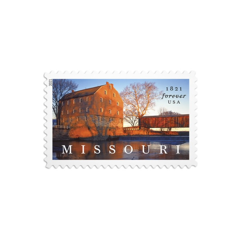 Missouri Statehood 2021 Forever Stamps Book of 20 USPS First Class Postage Stamps Booklet