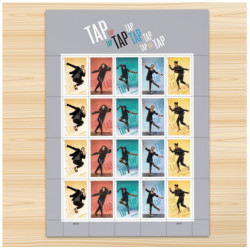 Tap Dance 2021 Forever Stamps Book of 20 USPS First Class Postage Stamps Booklet