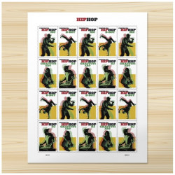 Hip Hop 2020 Forever Stamps Book of 20 USPS First Class Postage Stamps Booklet